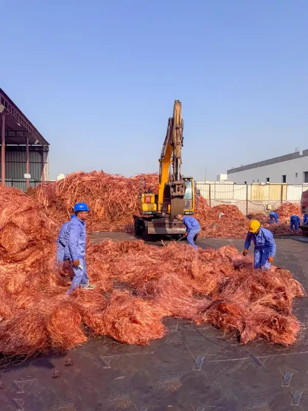 Real Copper Yard and Machines